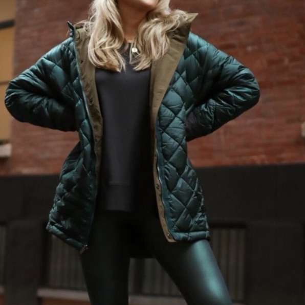 Athleta Vortex Reversible Down Jacket